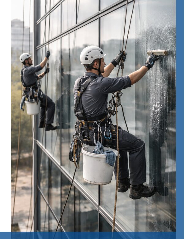 Мойка сплошного остекления в Нягани, заказать от 306 р.| ВЫСОТНИК-Нга