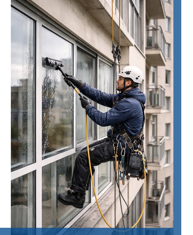 Мойка балконного остекления в Нягани от 3565 р. | ВЫСОТНИК-Нга