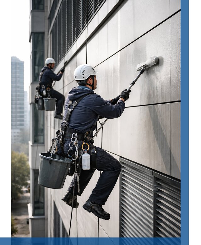 Мойка вентилируемого фасада в Нягани от 255 р. | ВЫСОТНИК-Нга