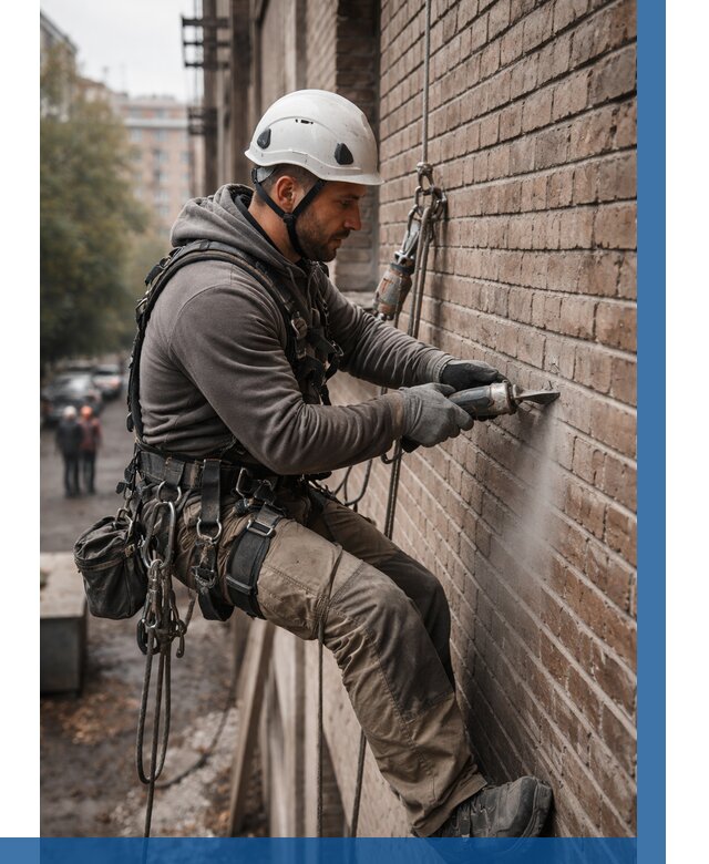 Расшивка кирпичных швов в Нягани от 611 р. | ВЫСОТНИК-Нга