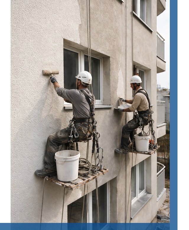 Нанесение короеда на фасад в Нягани от 458 р. | ВЫСОТНИК-Нга