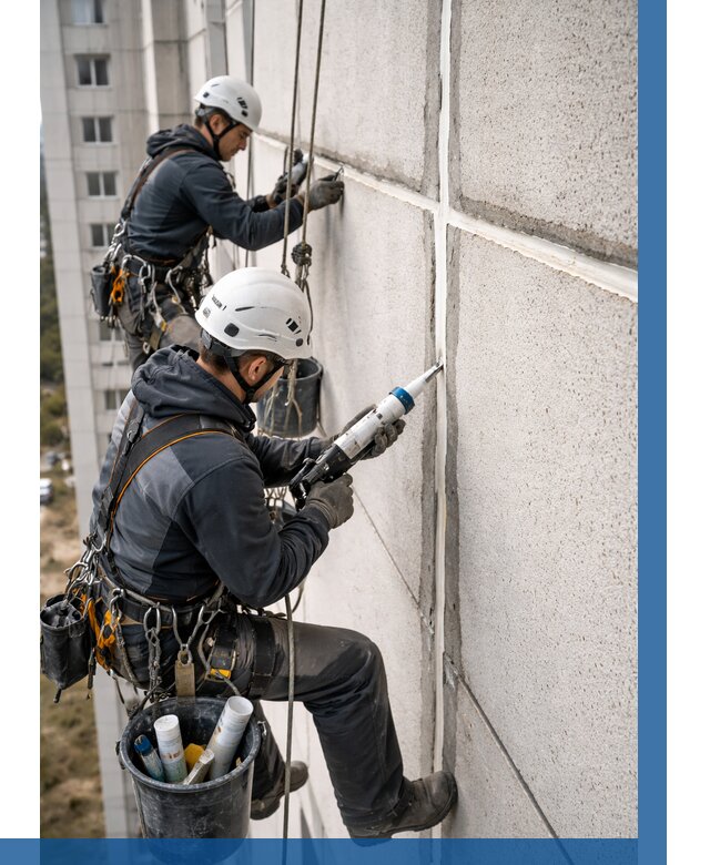 Герметизация межпанельных швов в Нягани от 713 р. | ВЫСОТНИК-Нга