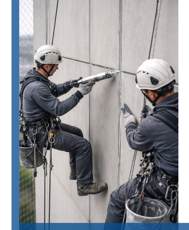 Первичная герметизация швов фасадов и кровель в Нягани