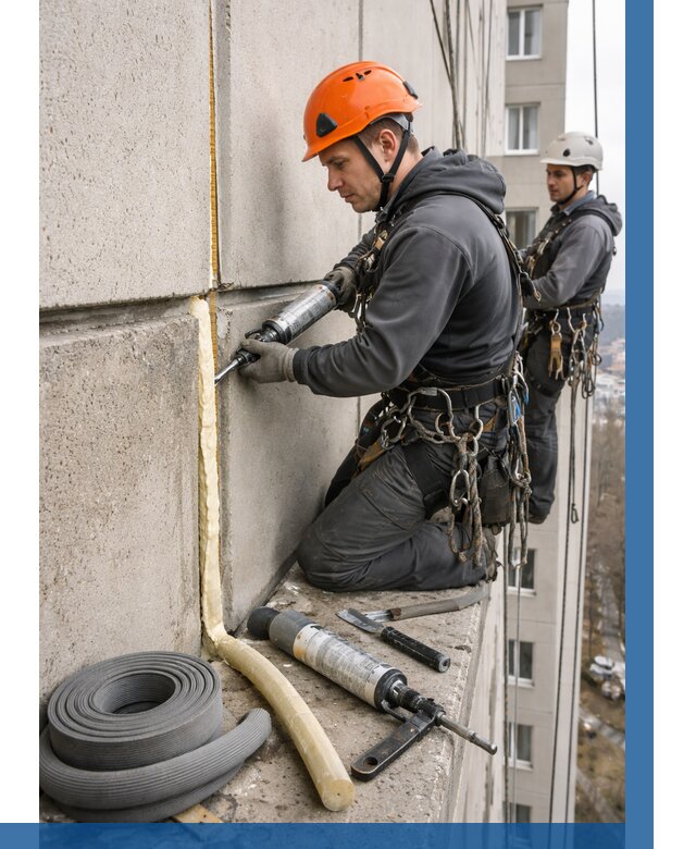 Теплый шов межпанельные швы в Нягани от 713 р. | ВЫСОТНИК-Нга