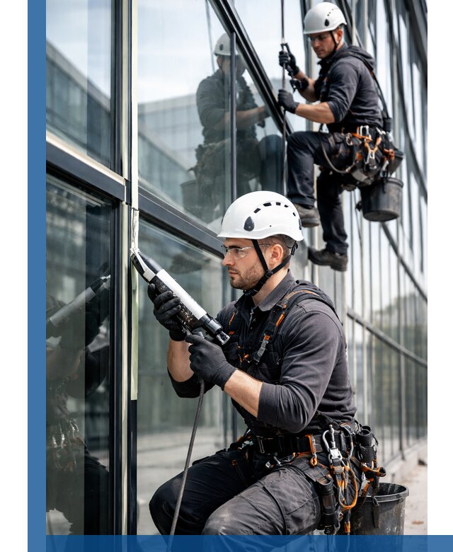 Герметизация витражных швов в Нягани для зданий и фасадов