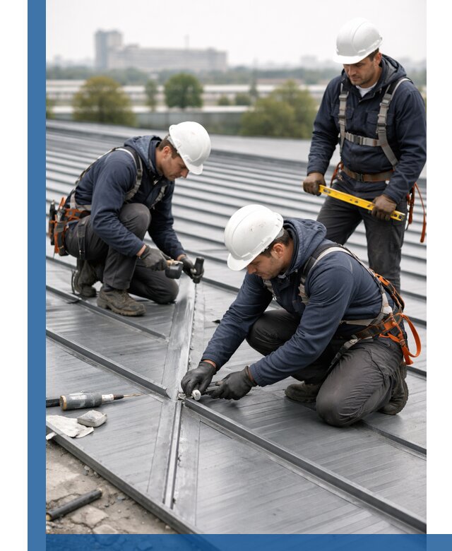 Ремонт фальцевой кровли в Нягани срочно и качественно