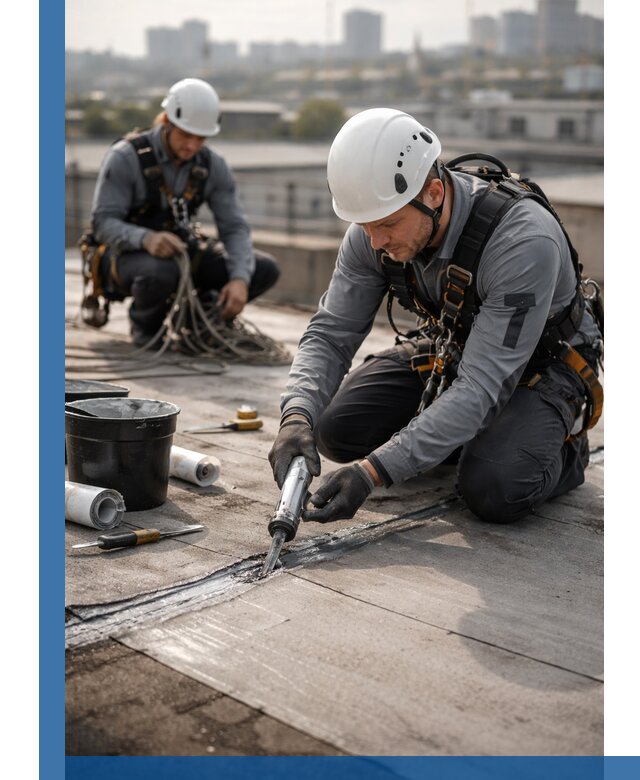 Аварийное и капитальное устранение протечек кровли в Нягани