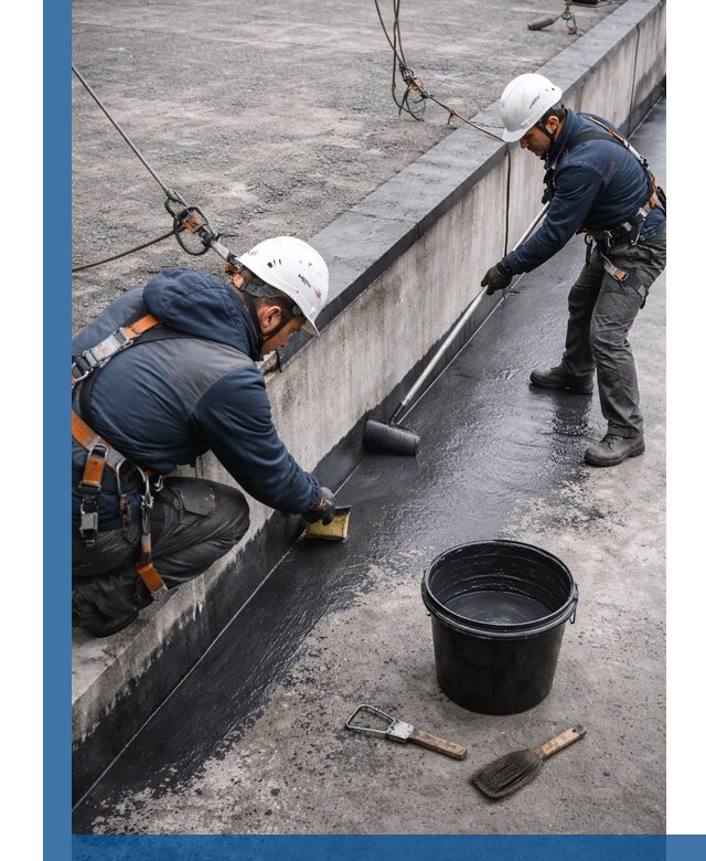 Гидроизоляция кровли жидкой резиной профессионально в Нягани