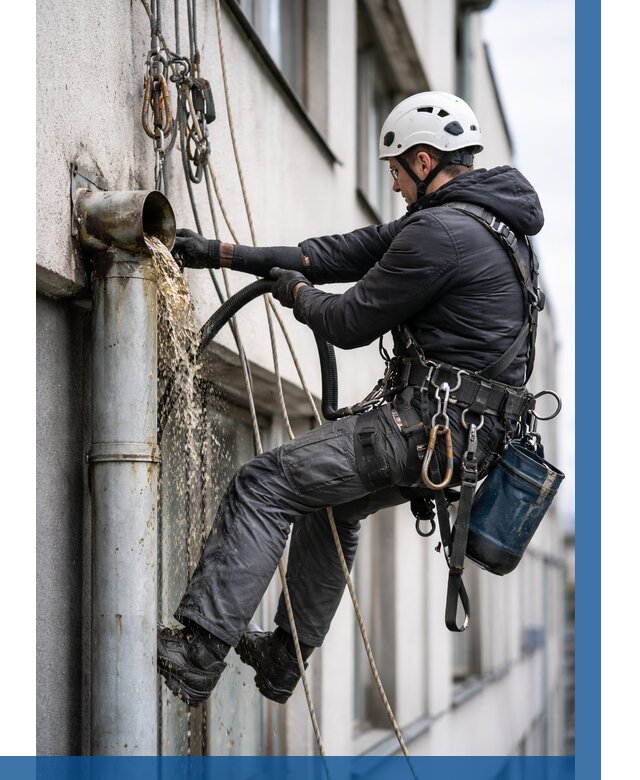 Прочистка водосточных труб в Нягани от 3565 р. | ВЫСОТНИК-Нга