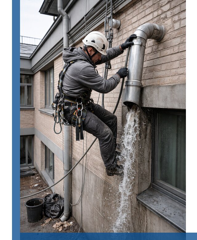 Профессиональная прочистка водосточных труб в Нягани с гарантией