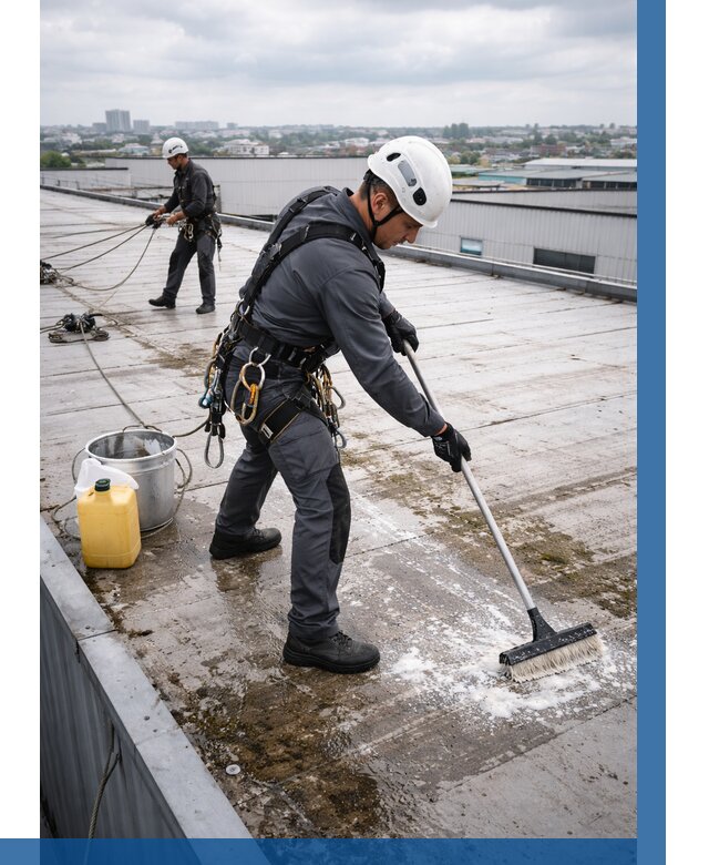 Очистка крыши по графику в Нягани от 7640 р. | ВЫСОТНИК-Нга