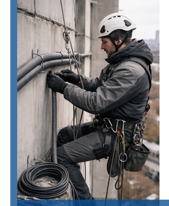 Профессиональный монтаж гофры для кабеля в Нягани с гарантией