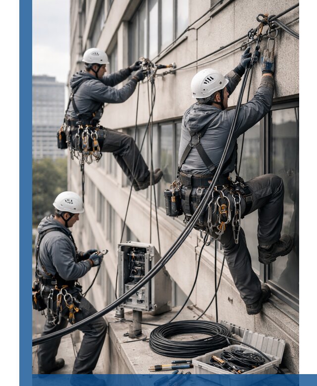 Прокладка оптоволоконного кабеля в Нягани под ключ с тестированием