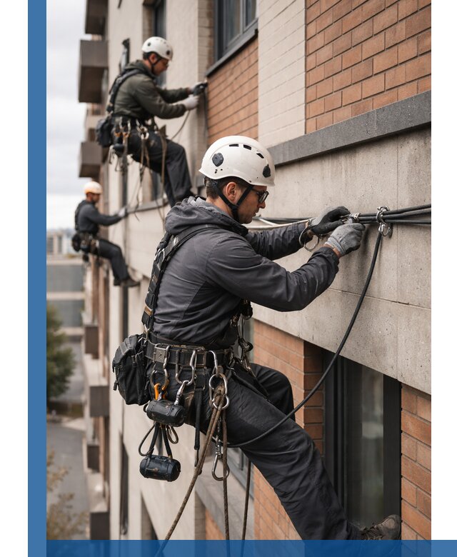 Крепление кабеля на фасаде монтаж и крепеж в Нягани