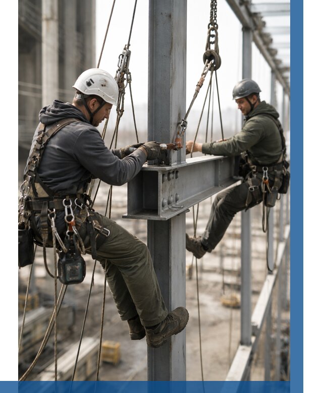 Монтаж металлоконструкций на высоте в Нягани от 3565 р. | ВЫСОТНИК-Нга