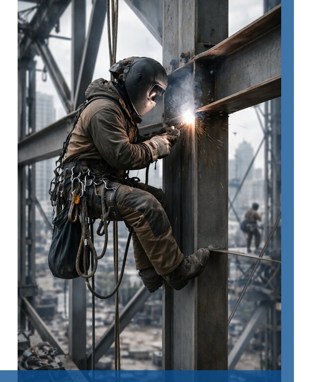 Высотные сварочные работы в Нягани от 3565 р. | ВЫСОТНИК-Нга