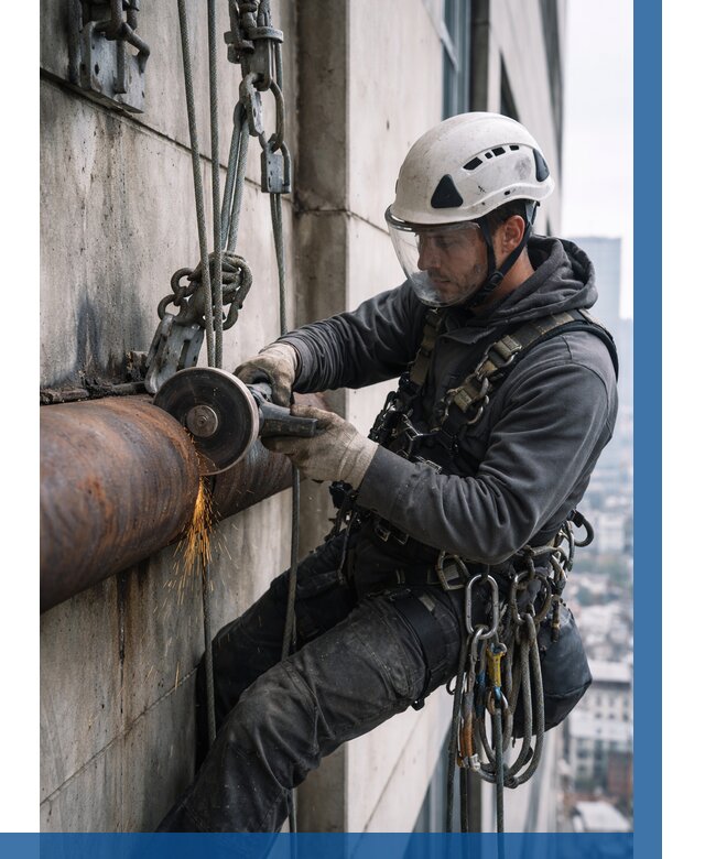 Резка металла на высоте в Нягани по цене от 4584 р. | ВЫСОТНИК-Нга