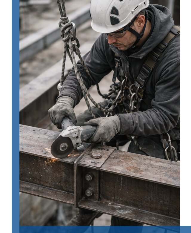 Резка металла на высоте в Нягани для зданий и конструкций