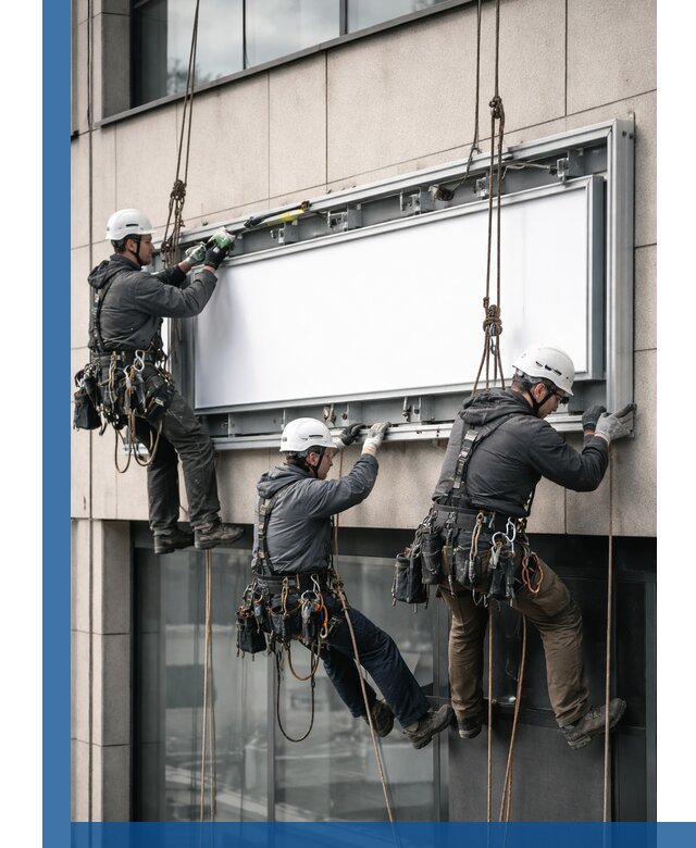 Профессиональный монтаж светового короба под ключ в Нягани