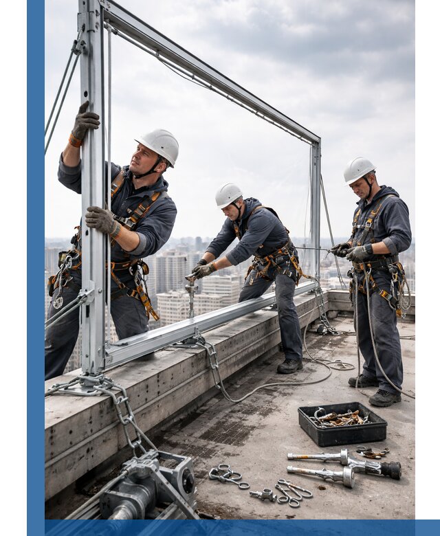 Монтаж крышных рекламных конструкций под ключ в Нягани