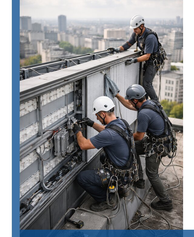 Профессиональное обслуживание крышной рекламы в Нягани под ключ