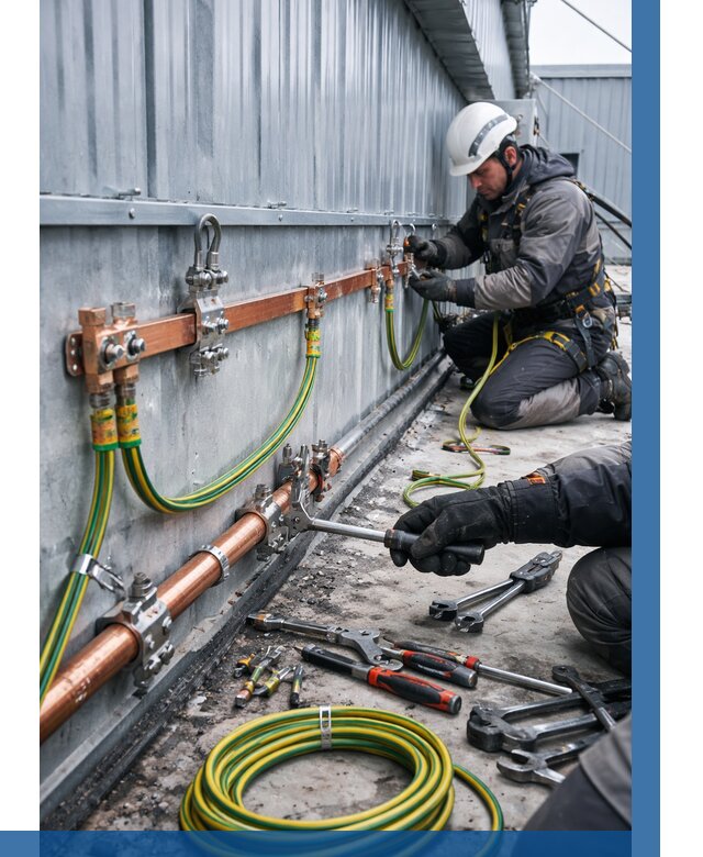 Монтаж заземления здания в Нягани от 25465 р. | ВЫСОТНИК-Нга