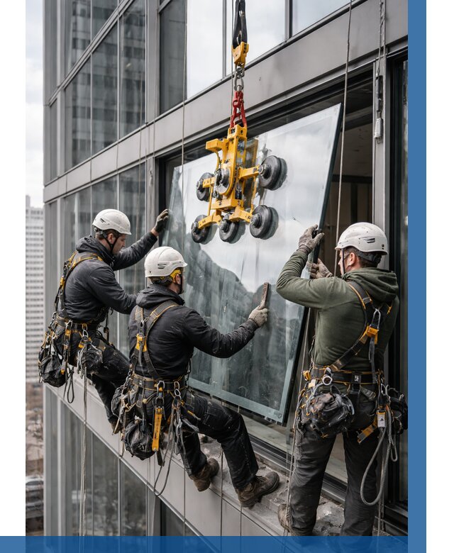 Фасадное остекление зданий под ключ в Нягани от 10186 р. | ВЫСОТНИК-Нга