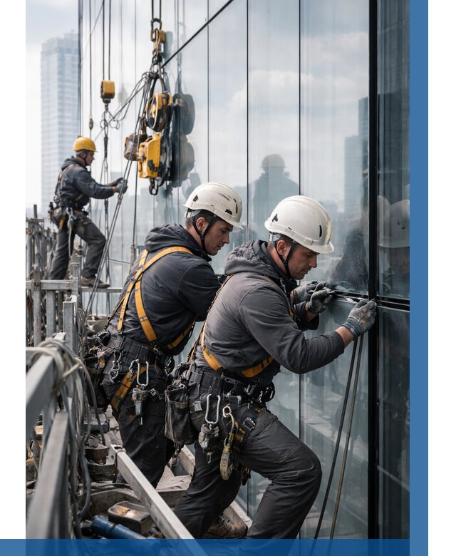 Структурное остекление фасадов в Нягани от 9677 р. | ВЫСОТНИК-Нга