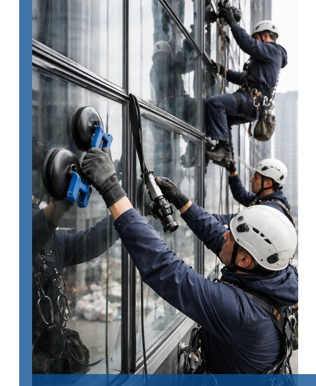 Радиусное остекление фасадов под ключ в Нягани с гарантиями