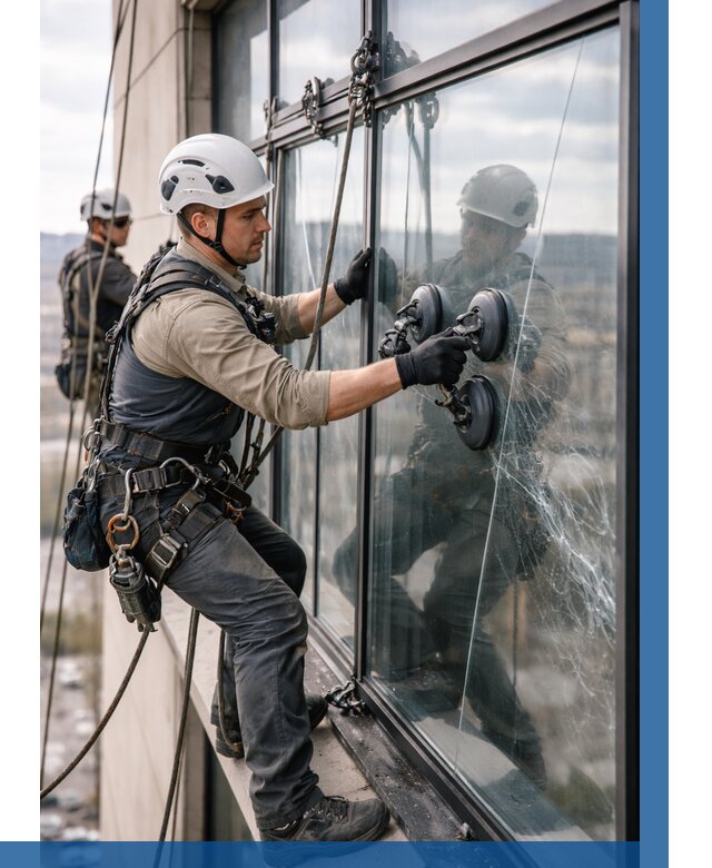 Замена стекла в витраже в Нягани под ключ от 8658 р. | ВЫСОТНИК-Нга