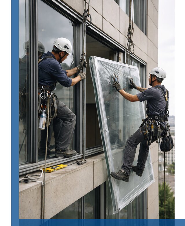 Профессиональная замена стекла в витраже в Нягани с гарантией