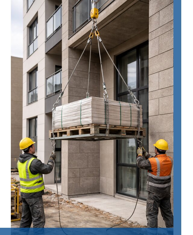 Подъем керамогранита на этаж в Нягани от 3565 р. | ВЫСОТНИК-Нга