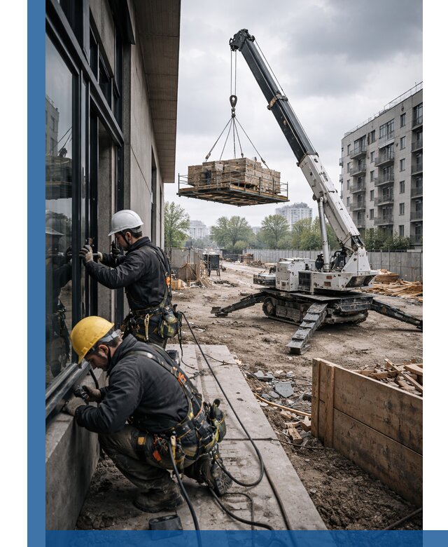 Аренда крана Пионер в Нягани для строительных работ