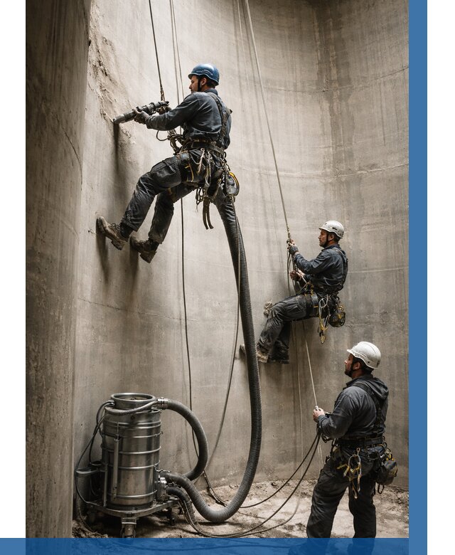 Зачистка силосов в Нягани от 4584 р. Договор и смета ВЫСОТНИК-Нга