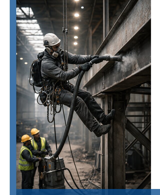 Обеспыливание конструкций в цехах промышленного производства в Нягани