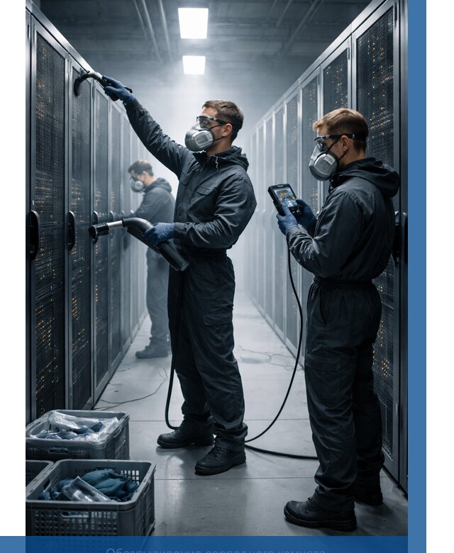 Обеспыливание серверной комнаты в Нягани от 4584 р. | ВЫСОТНИК-Нга