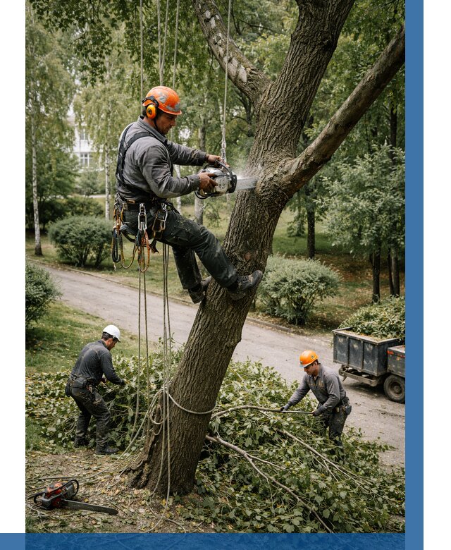 Кронирование деревьев в Нягани от 6621 р. | ВЫСОТНИК-Нга