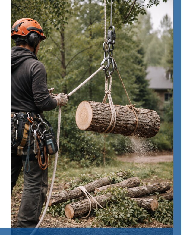 Валка деревьев частями в Нягани от 7640 р. | ВЫСОТНИК-Нга