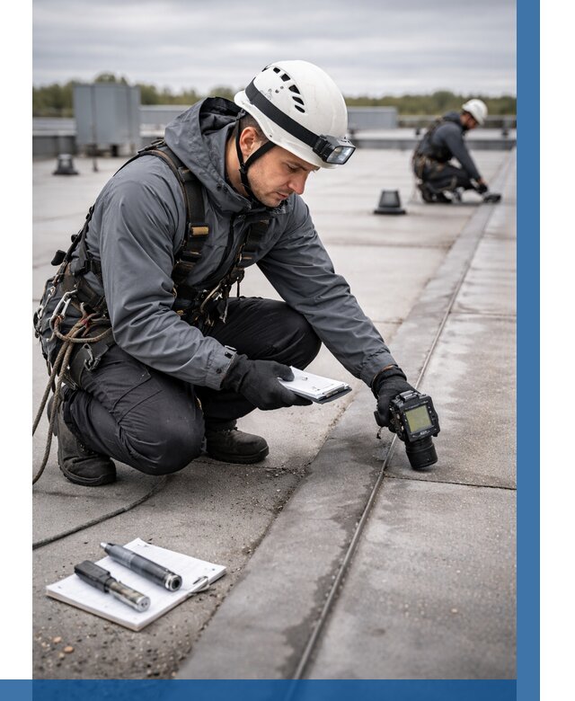 Обследование кровли на протечки в Нягани от 4584 р. | ВЫСОТНИК-Нга