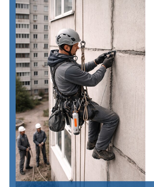 Обследование межпанельных швов и герметизация в Нягани