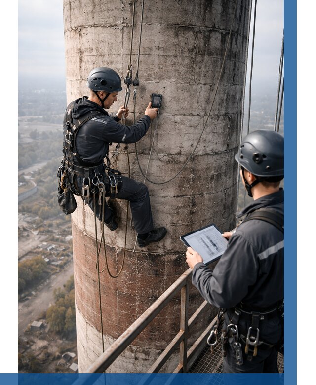 Обследование дымовой трубы в Нягани от 8149 р. | ВЫСОТНИК-Нга